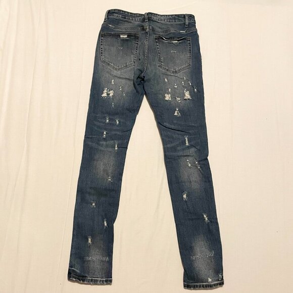 Bluecarats Mens Distressed Jeans Size 32 - Picture 12 of 16